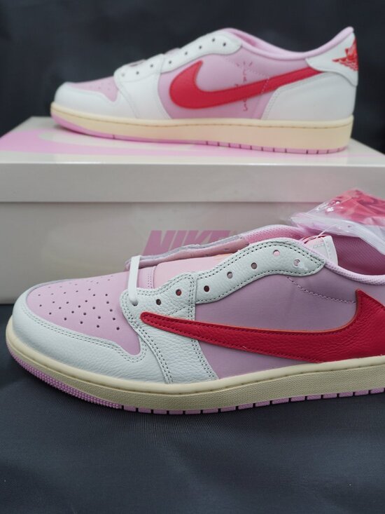 Jordan 1 Retro Low OG SP Travis Scott Sail Tropical Pink - Size 13 Ready to Ship main image 6